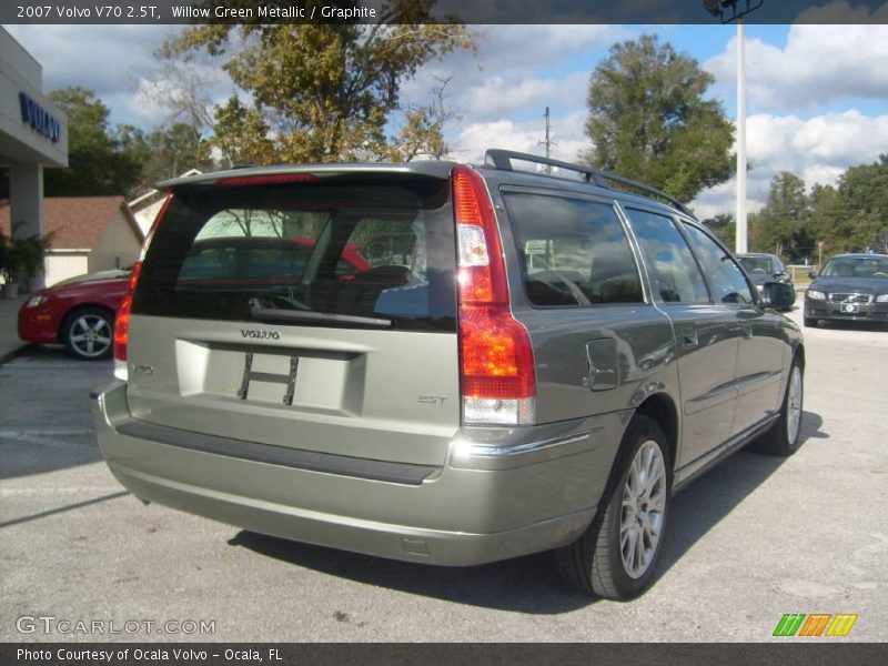 Willow Green Metallic / Graphite 2007 Volvo V70 2.5T