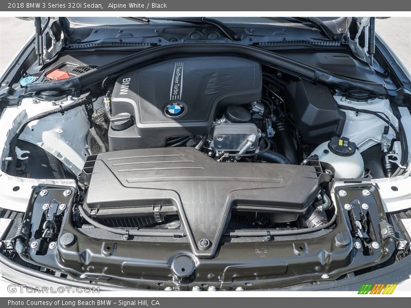 Alpine White / Black 2018 BMW 3 Series 320i Sedan