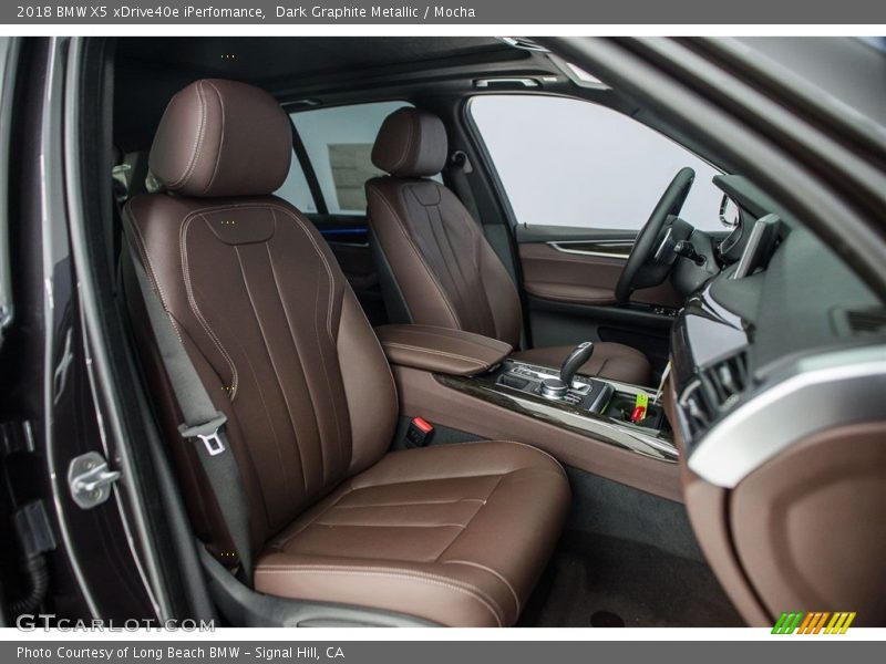 Dark Graphite Metallic / Mocha 2018 BMW X5 xDrive40e iPerfomance