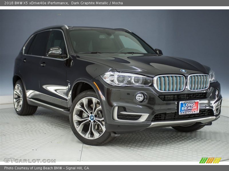 Dark Graphite Metallic / Mocha 2018 BMW X5 xDrive40e iPerfomance