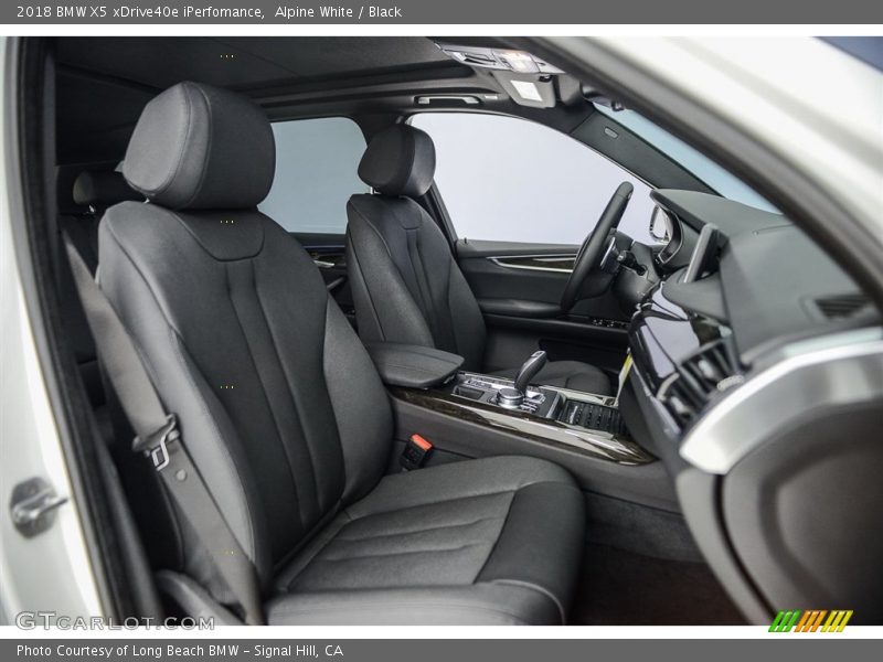  2018 X5 xDrive40e iPerfomance Black Interior