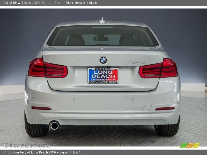 Glacier Silver Metallic / Black 2018 BMW 3 Series 320i Sedan