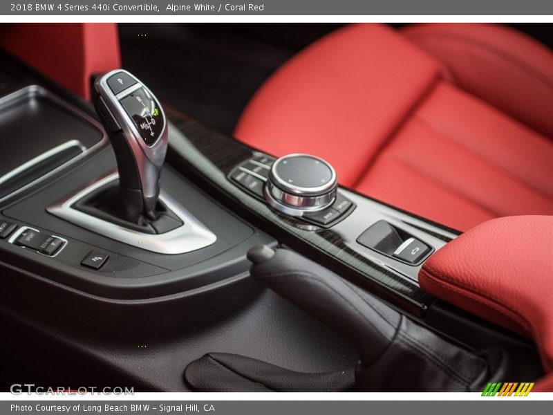 Alpine White / Coral Red 2018 BMW 4 Series 440i Convertible