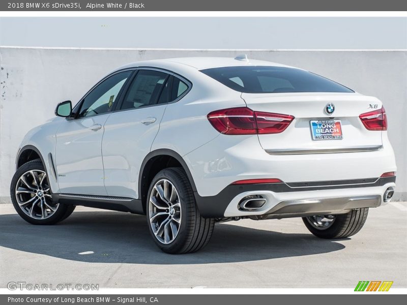 Alpine White / Black 2018 BMW X6 sDrive35i