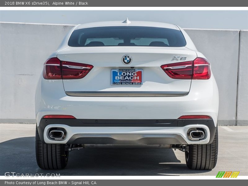 Alpine White / Black 2018 BMW X6 sDrive35i