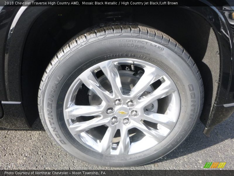 Mosaic Black Metallic / High Country Jet Black/Loft Brown 2018 Chevrolet Traverse High Country AWD