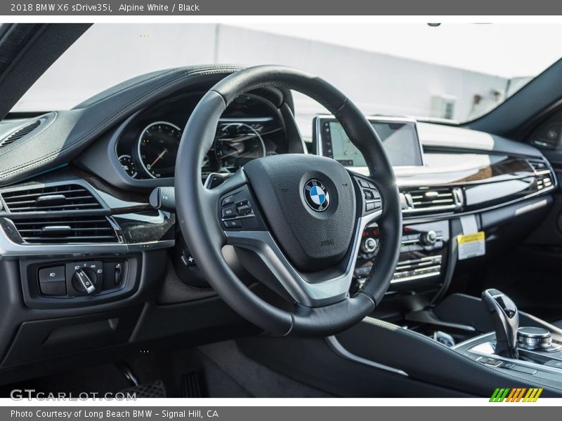 Alpine White / Black 2018 BMW X6 sDrive35i