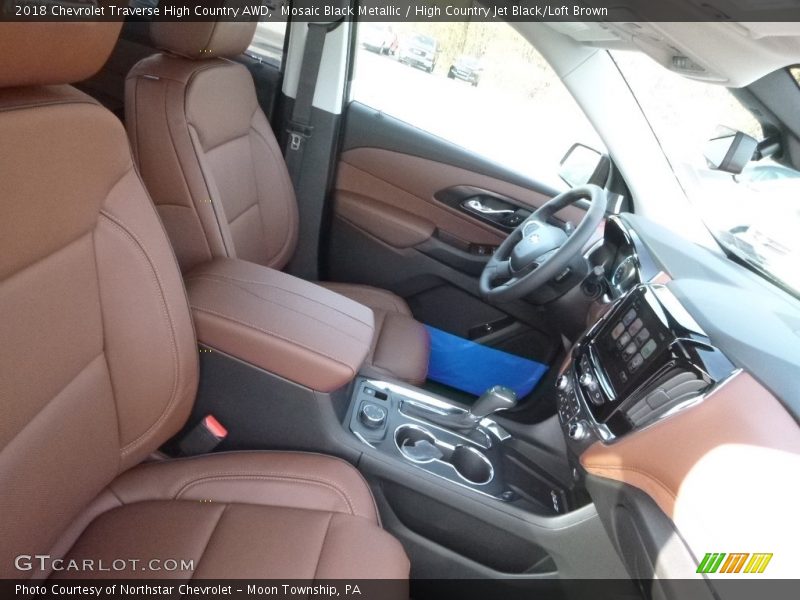 Mosaic Black Metallic / High Country Jet Black/Loft Brown 2018 Chevrolet Traverse High Country AWD