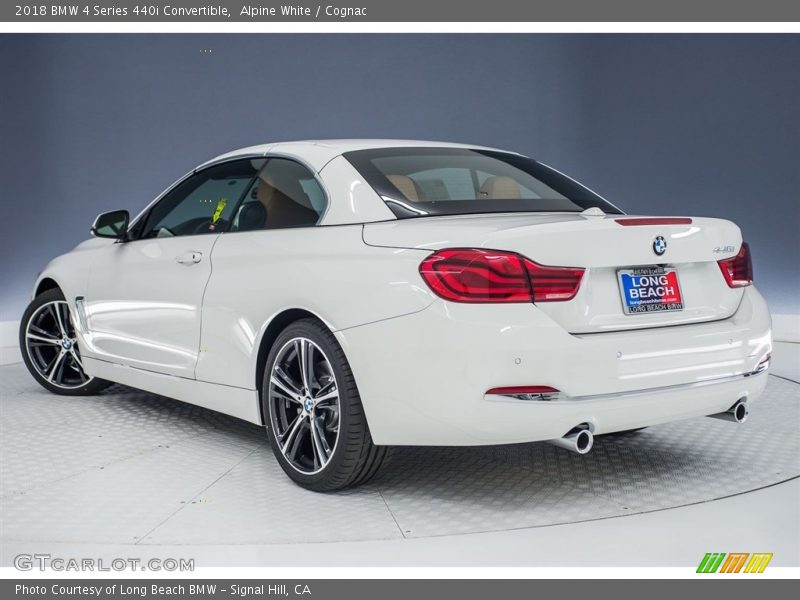 Alpine White / Cognac 2018 BMW 4 Series 440i Convertible