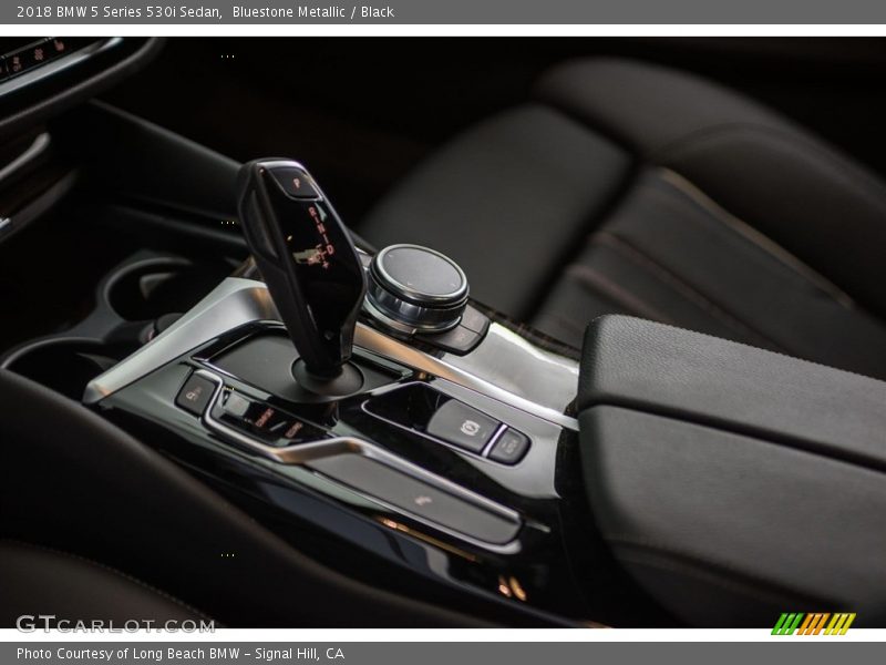 Bluestone Metallic / Black 2018 BMW 5 Series 530i Sedan