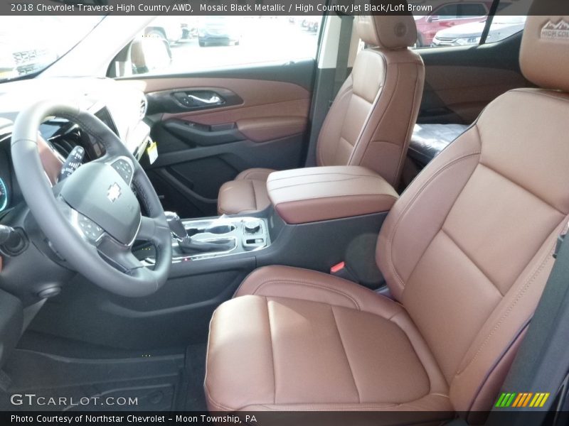 Mosaic Black Metallic / High Country Jet Black/Loft Brown 2018 Chevrolet Traverse High Country AWD