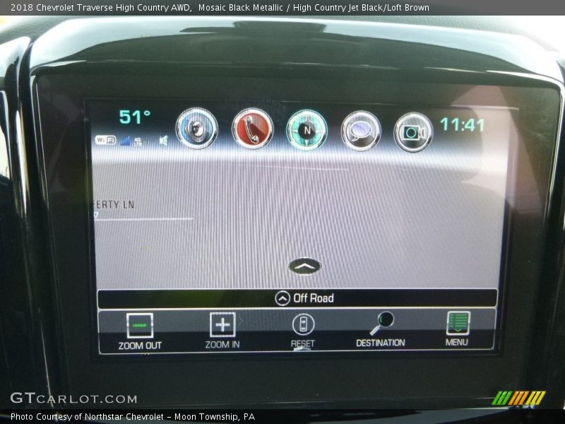 Mosaic Black Metallic / High Country Jet Black/Loft Brown 2018 Chevrolet Traverse High Country AWD