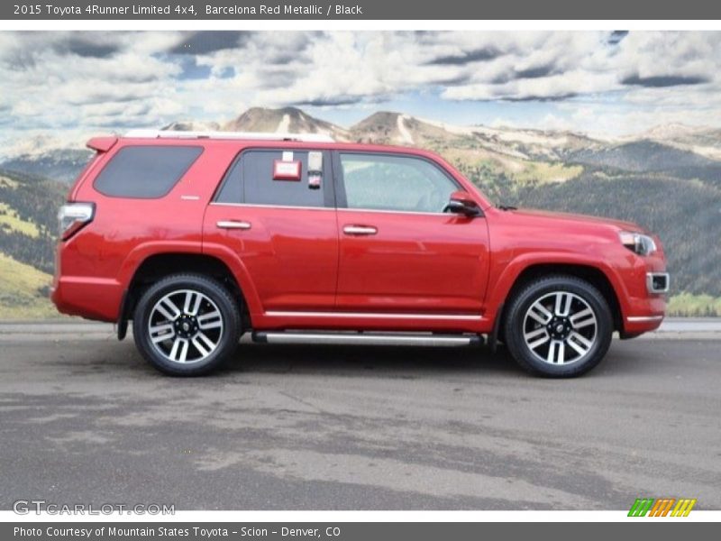 Barcelona Red Metallic / Black 2015 Toyota 4Runner Limited 4x4
