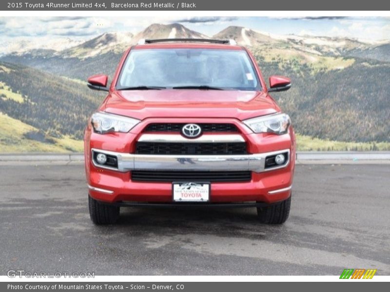 Barcelona Red Metallic / Black 2015 Toyota 4Runner Limited 4x4