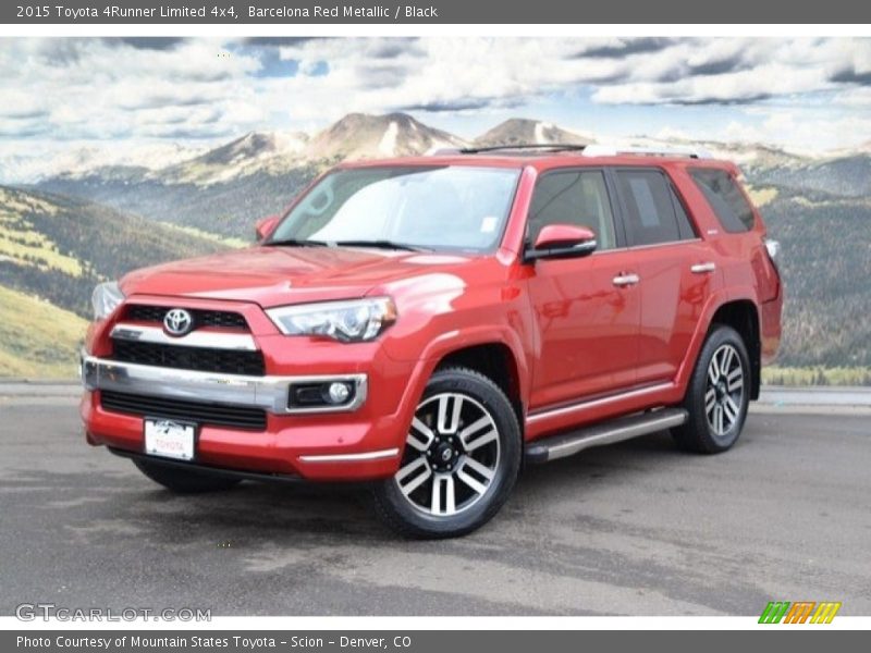 Barcelona Red Metallic / Black 2015 Toyota 4Runner Limited 4x4