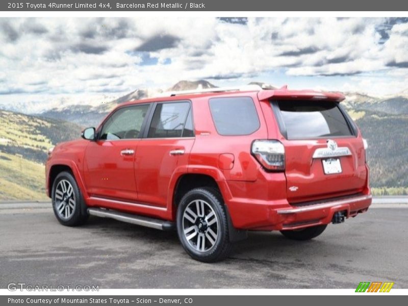 Barcelona Red Metallic / Black 2015 Toyota 4Runner Limited 4x4