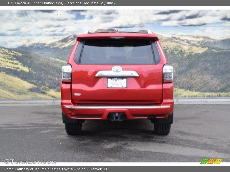Barcelona Red Metallic / Black 2015 Toyota 4Runner Limited 4x4