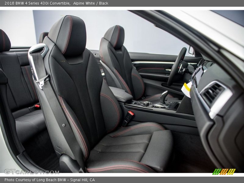 Alpine White / Black 2018 BMW 4 Series 430i Convertible