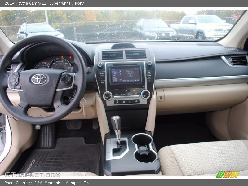 Super White / Ivory 2014 Toyota Camry LE