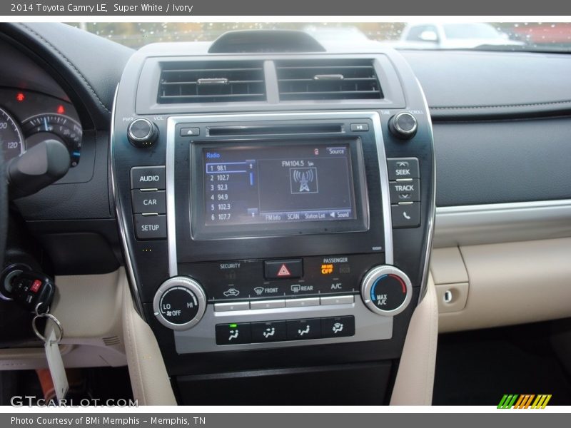 Super White / Ivory 2014 Toyota Camry LE