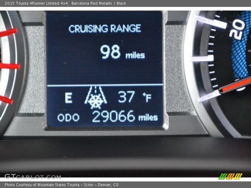 Barcelona Red Metallic / Black 2015 Toyota 4Runner Limited 4x4