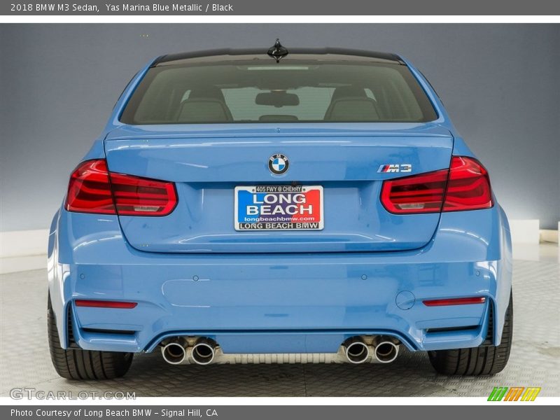 Yas Marina Blue Metallic / Black 2018 BMW M3 Sedan