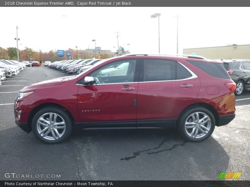 Cajun Red Tintcoat / Jet Black 2018 Chevrolet Equinox Premier AWD