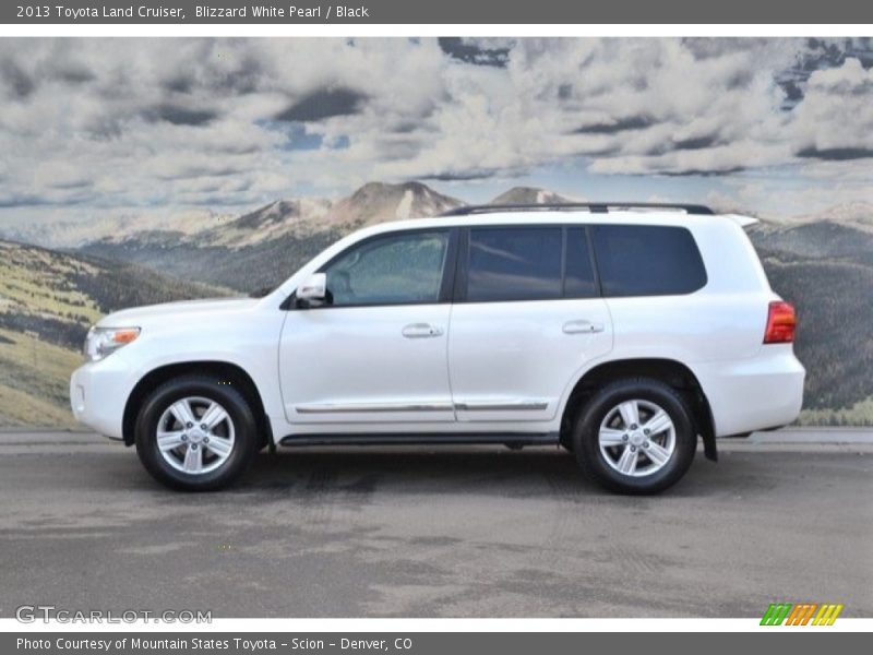 Blizzard White Pearl / Black 2013 Toyota Land Cruiser