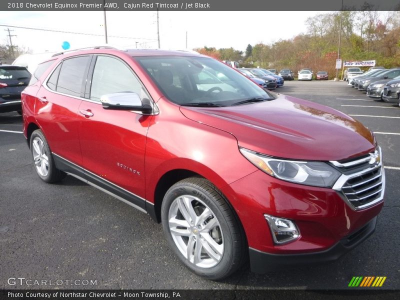 Cajun Red Tintcoat / Jet Black 2018 Chevrolet Equinox Premier AWD