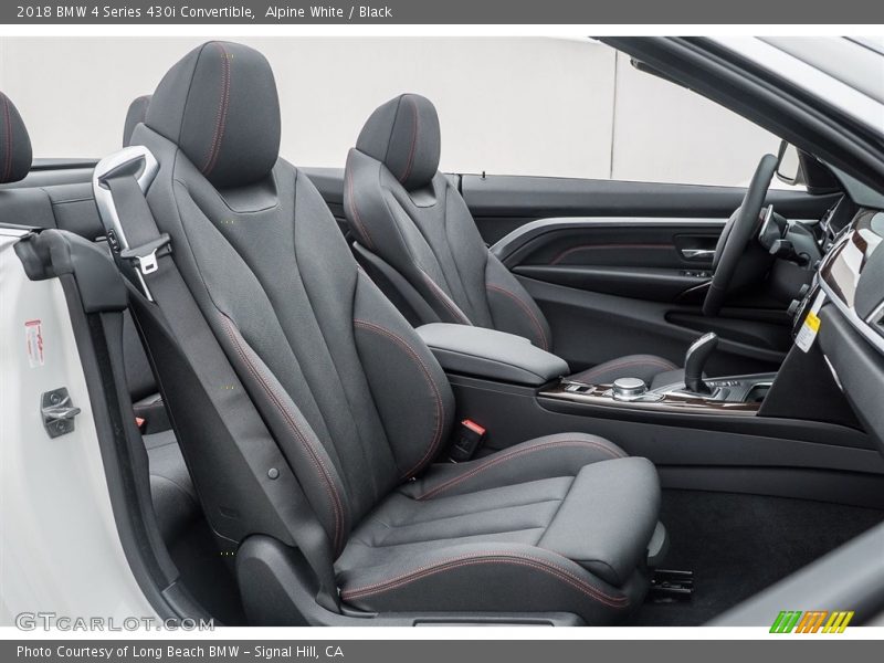 Alpine White / Black 2018 BMW 4 Series 430i Convertible