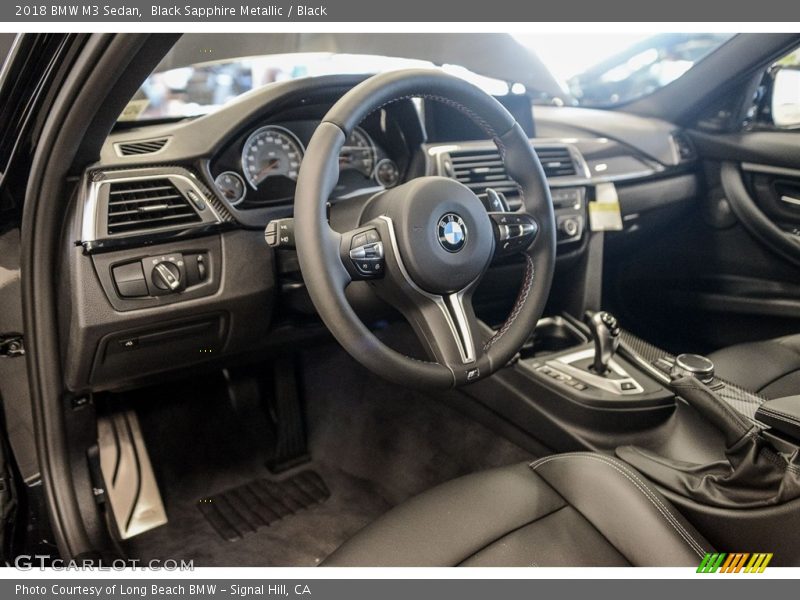 Black Sapphire Metallic / Black 2018 BMW M3 Sedan