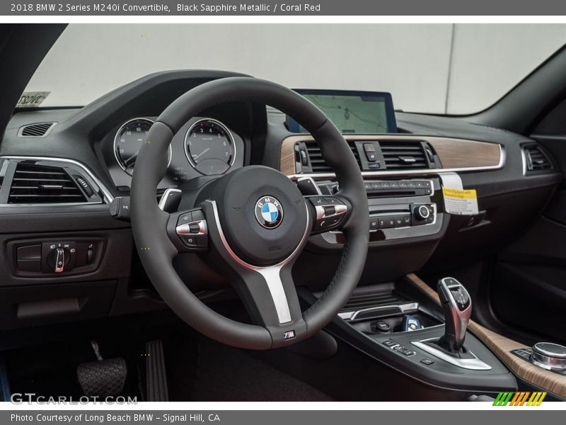 Dashboard of 2018 2 Series M240i Convertible