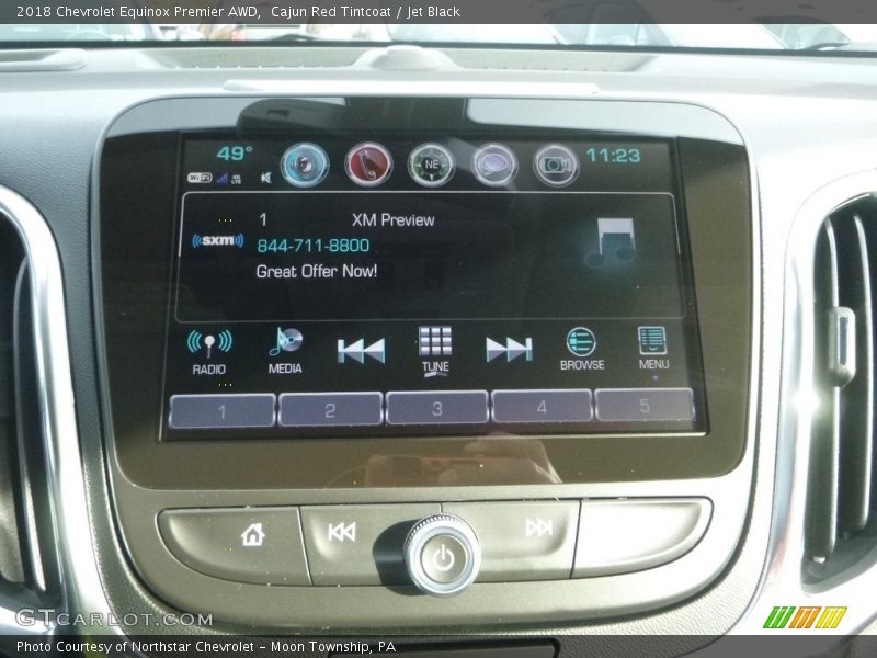 Cajun Red Tintcoat / Jet Black 2018 Chevrolet Equinox Premier AWD
