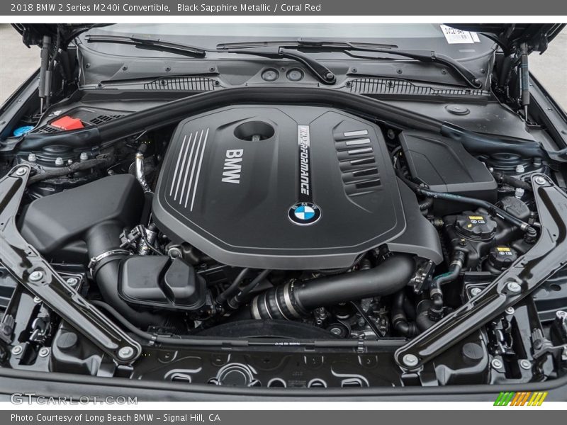  2018 2 Series M240i Convertible Engine - 3.0 Liter DI TwinPower Turbocharged DOHC 24-Valve VVT Inline 6 Cylinder