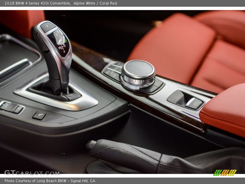 Alpine White / Coral Red 2018 BMW 4 Series 430i Convertible