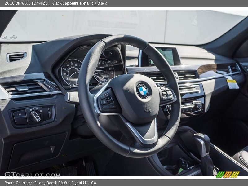 Black Sapphire Metallic / Black 2018 BMW X1 sDrive28i