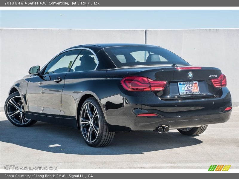 Jet Black / Black 2018 BMW 4 Series 430i Convertible