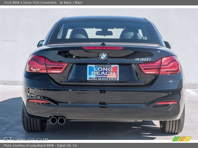 Jet Black / Black 2018 BMW 4 Series 430i Convertible
