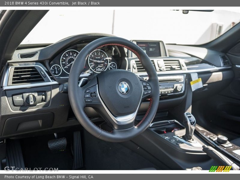 Jet Black / Black 2018 BMW 4 Series 430i Convertible