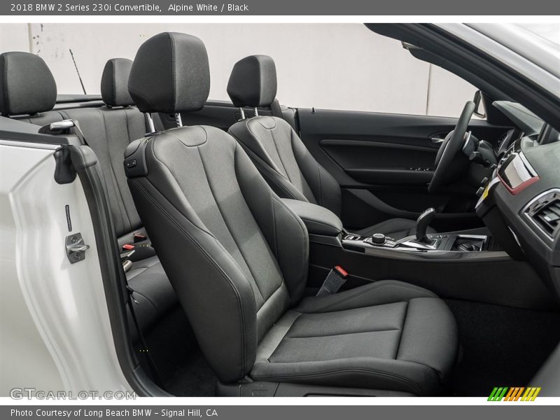 Alpine White / Black 2018 BMW 2 Series 230i Convertible