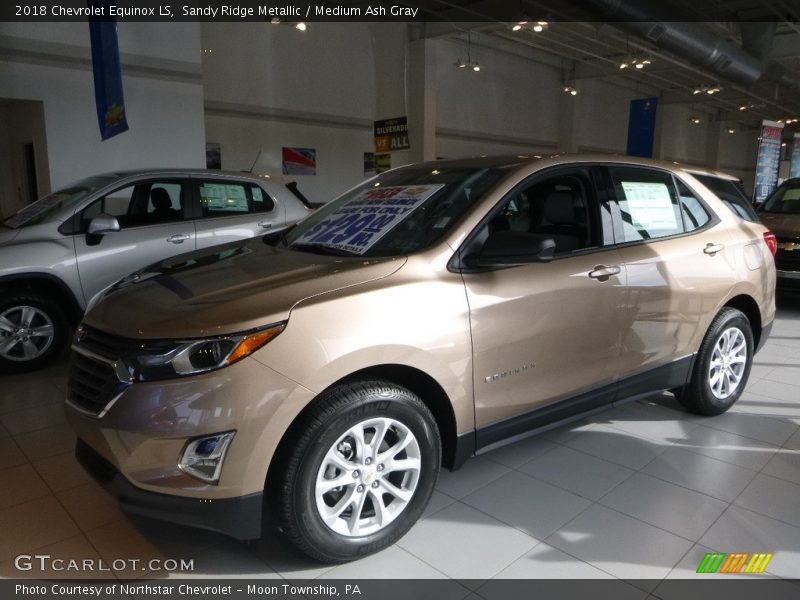 Sandy Ridge Metallic / Medium Ash Gray 2018 Chevrolet Equinox LS