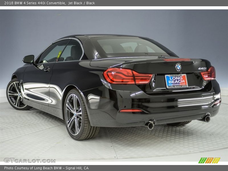 Jet Black / Black 2018 BMW 4 Series 440i Convertible