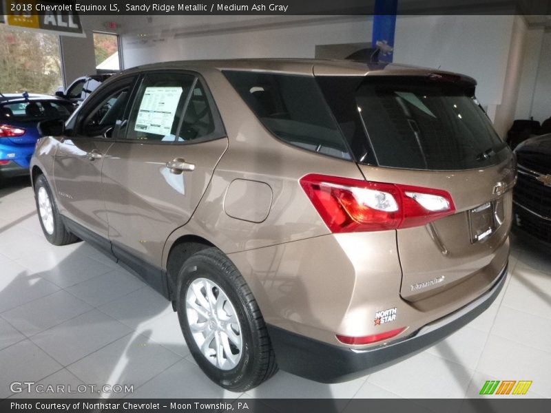 Sandy Ridge Metallic / Medium Ash Gray 2018 Chevrolet Equinox LS