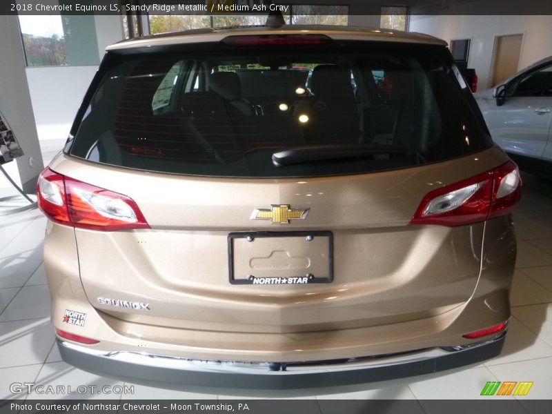 Sandy Ridge Metallic / Medium Ash Gray 2018 Chevrolet Equinox LS
