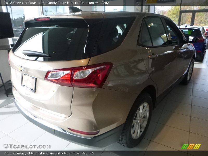 Sandy Ridge Metallic / Medium Ash Gray 2018 Chevrolet Equinox LS
