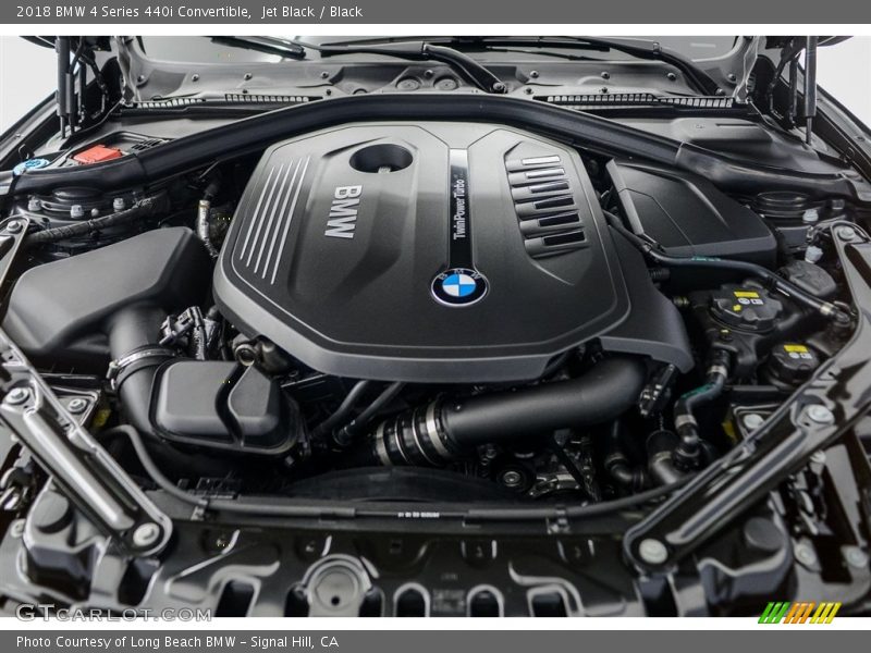 Jet Black / Black 2018 BMW 4 Series 440i Convertible