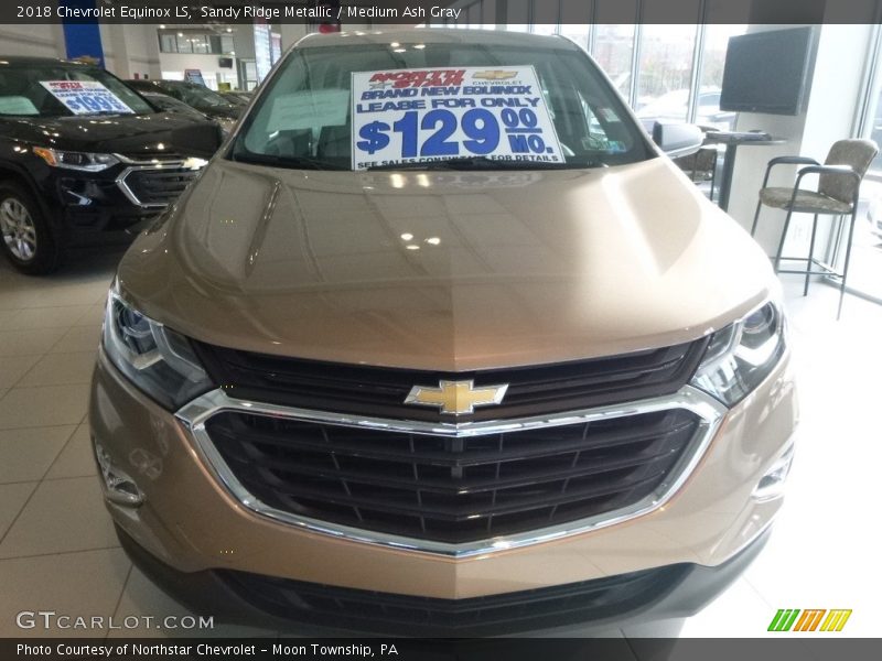Sandy Ridge Metallic / Medium Ash Gray 2018 Chevrolet Equinox LS