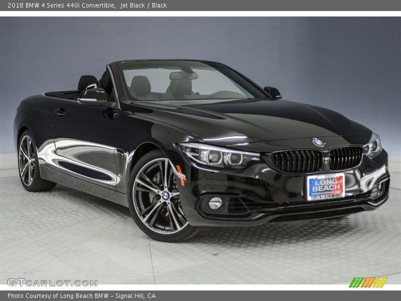 Jet Black / Black 2018 BMW 4 Series 440i Convertible