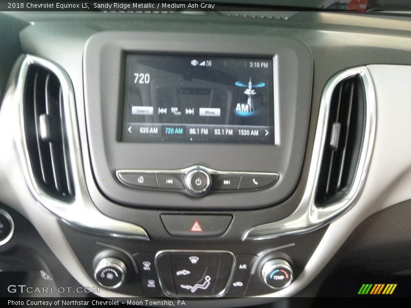 Sandy Ridge Metallic / Medium Ash Gray 2018 Chevrolet Equinox LS