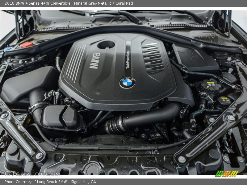  2018 4 Series 440i Convertible Engine - 3.0 Liter DI TwinPower Turbocharged DOHC 24-Valve VVT Inline 6 Cylinder